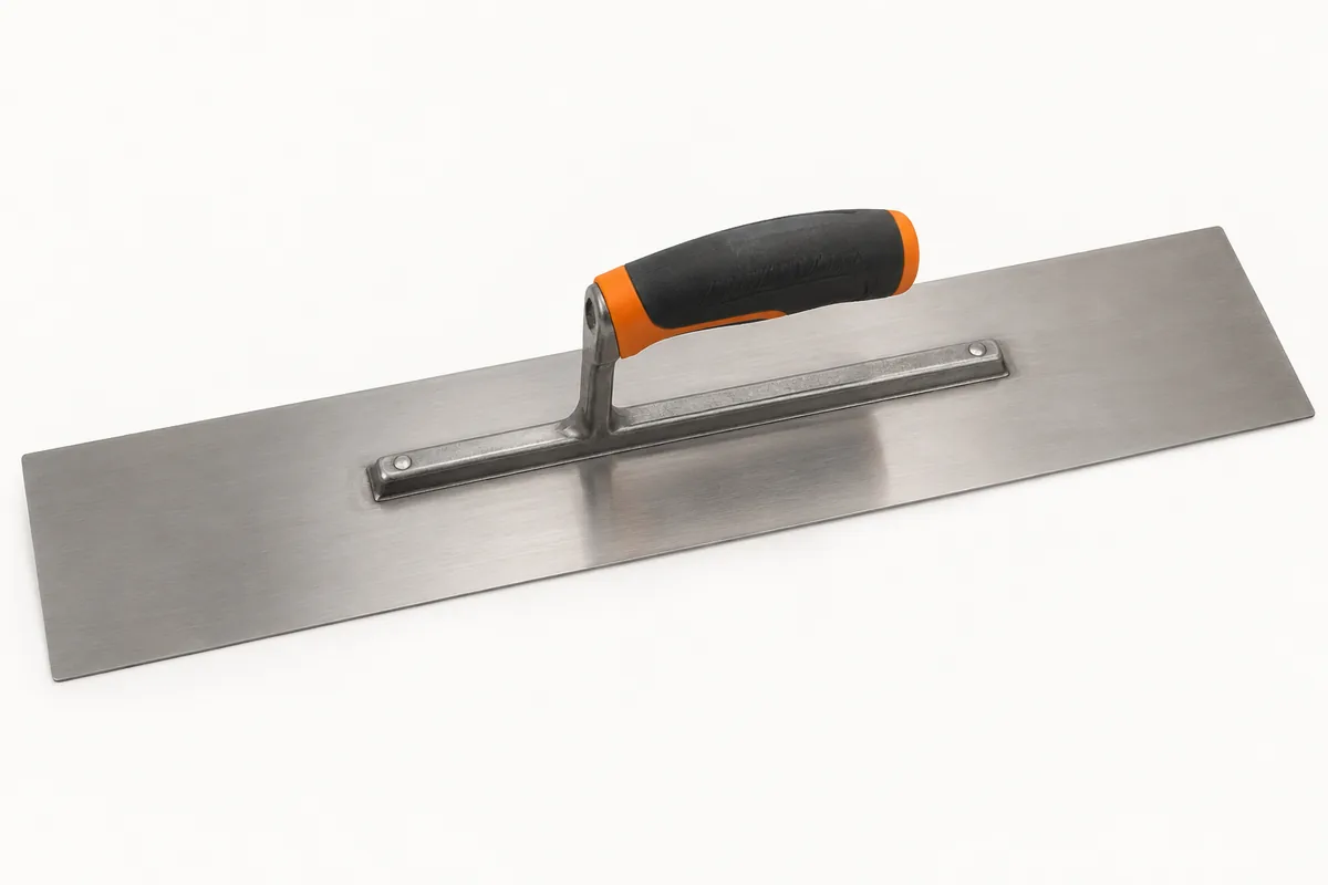 Schweizer Glättekelle Edelstahl 480 × 130 mm