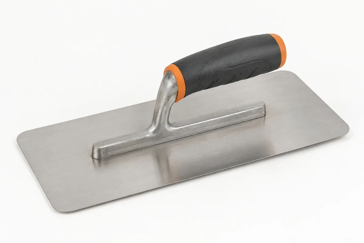 Glättkelle Edelstahl 280 × 120 mm mit abgerundeten Ecken