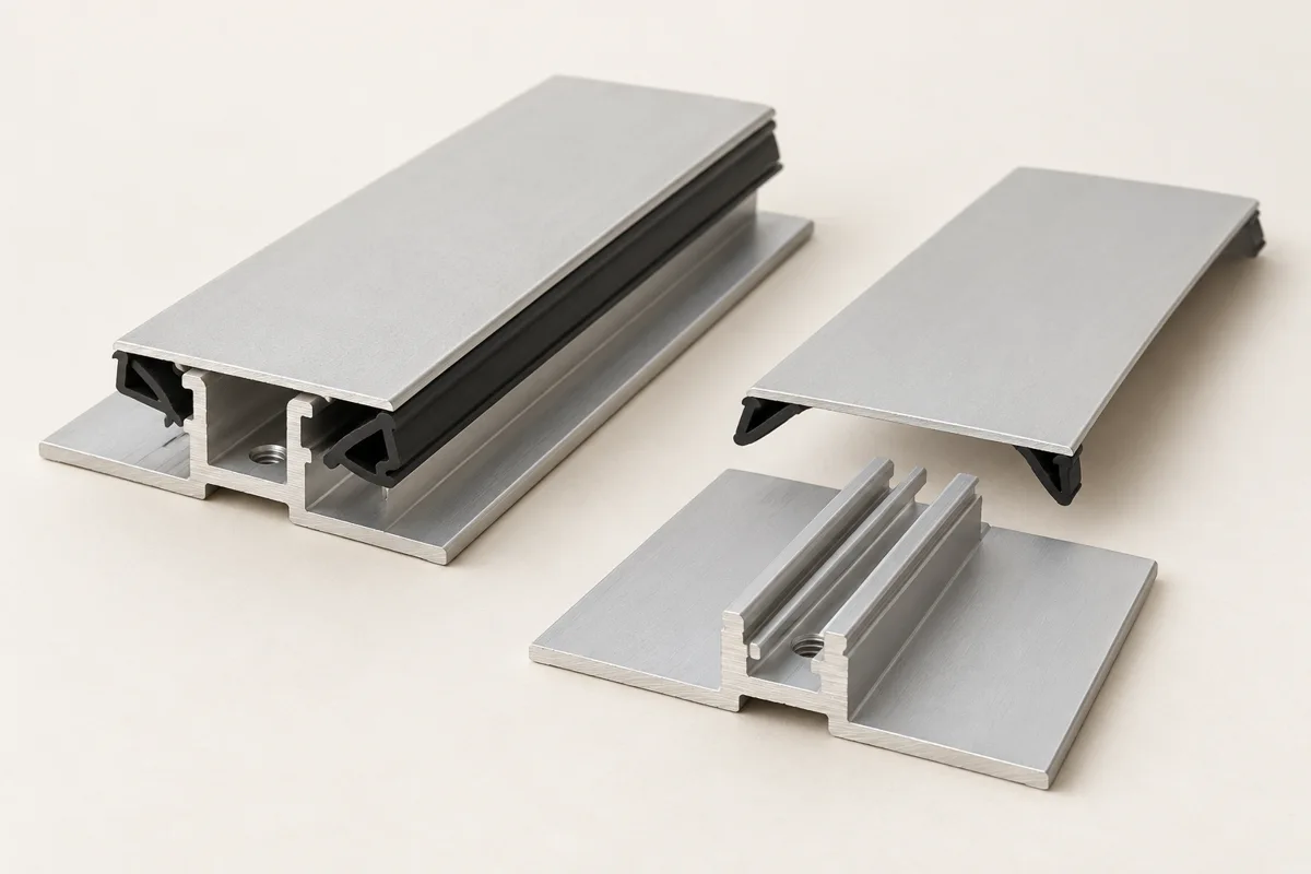 Alu-Verbindungsprofil für Stegplatten